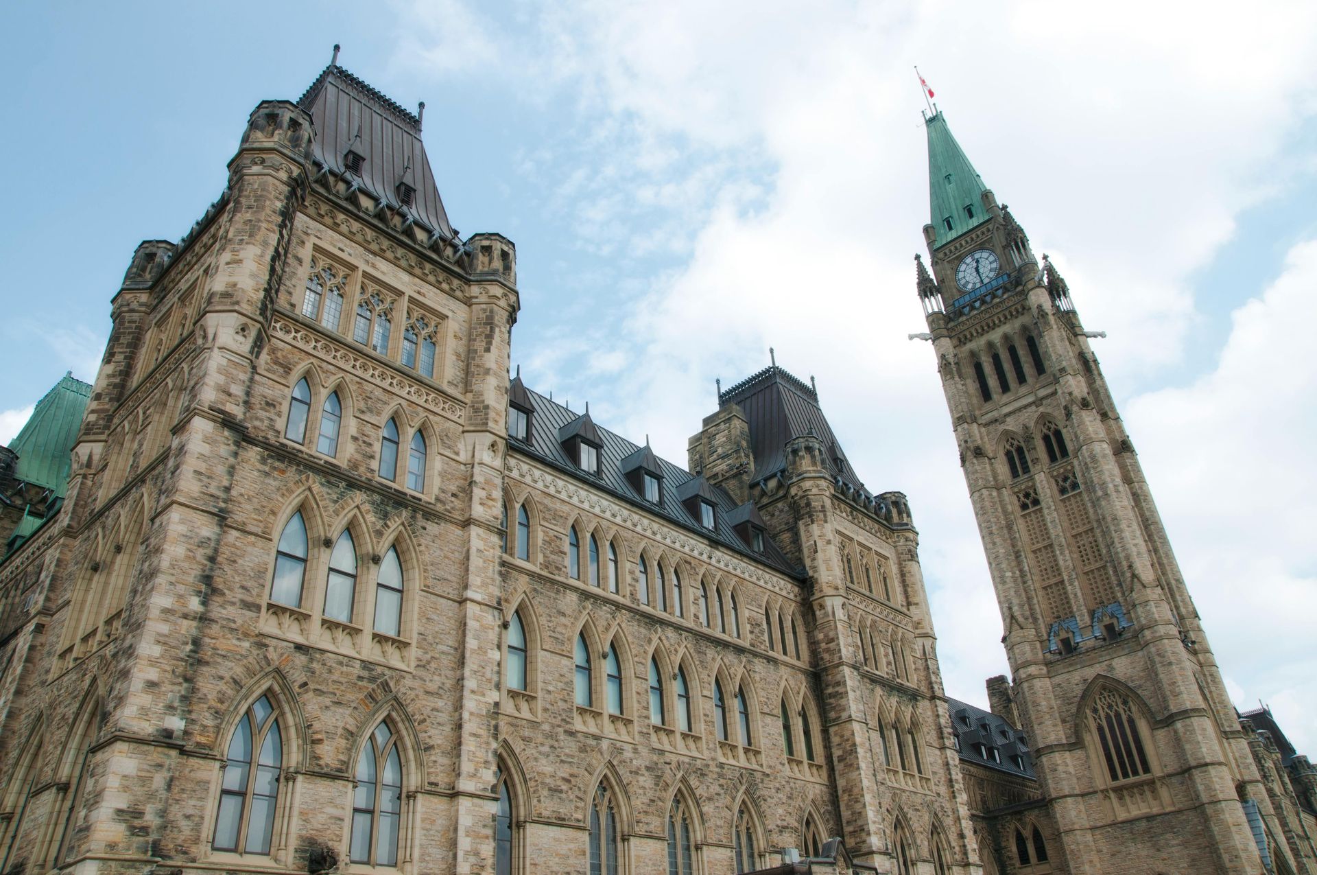 Parliament building in Ottawa