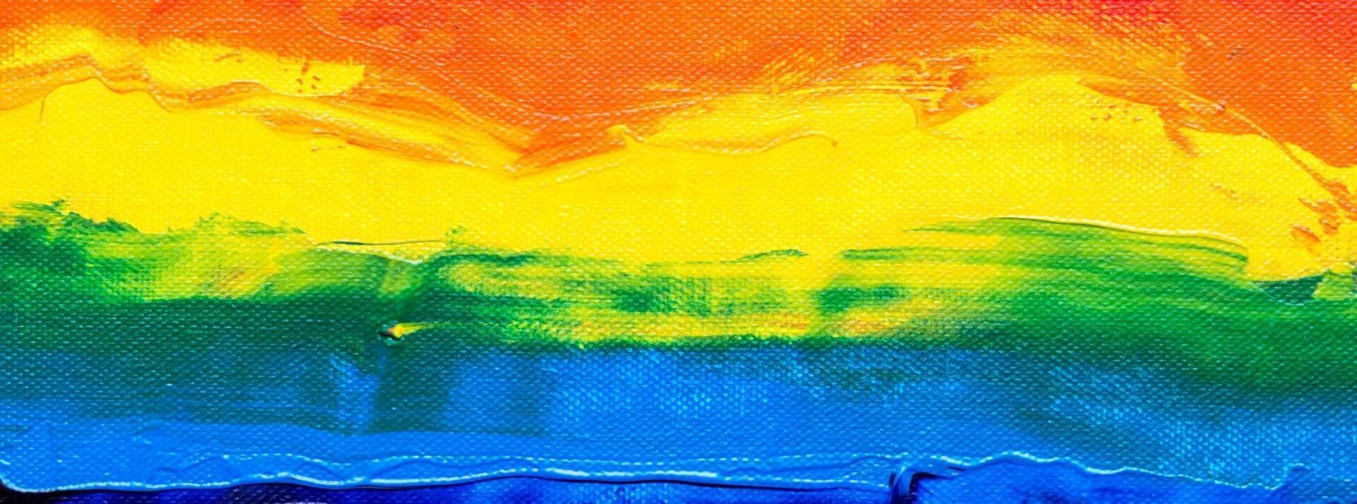 Rainbow painting